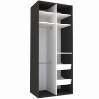 DULAP LEX 100-240-66 A GRI/DECOR K001/OGLINDA